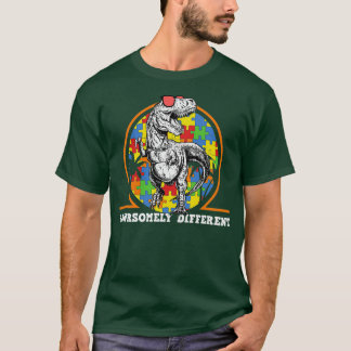 Rein anders Dinosaurier National Autismus Awar T-Shirt
