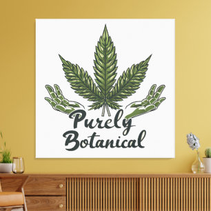 Rein botanische Wall Art Leinwanddruck