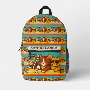 Rein mit ihr, Verlierer, wir holen uns Tacos Bedruckter Rucksack