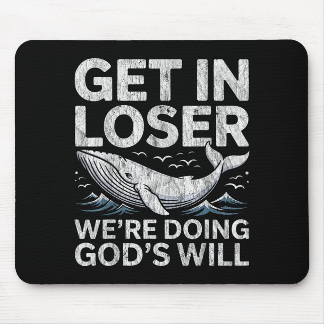 Rein mit uns, wir tun Gottes Willen christliche Bi Mousepad (Vorne)
