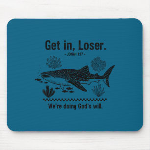 Rein, wir tun Gottes Willen lustige Bibel Glaube Mousepad