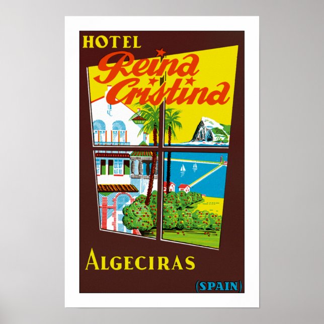 Reina Cristina ~ Algeciras Poster (Vorne)