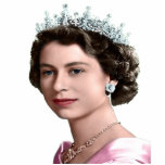 Reina de Inglaterra1 Freistehende Fotoskulptur<br><div class="desc">Foto escultura en recuerdo de la Reina de Inglaterra cuando era joven</div>