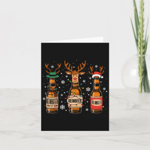 Reinbeers Funny Reindeer Beer Christmas Drink X Karte