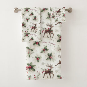 Reindee, Christmas Holly et Snowflakes