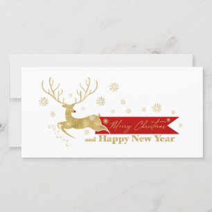 Reindeer Banner Weihnachts-ID855