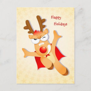 Reindeer batman - Feiertage Postkarte