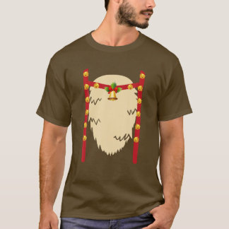 Reindeer Belly Costume Boy Girl Kid Christmas T-Shirt