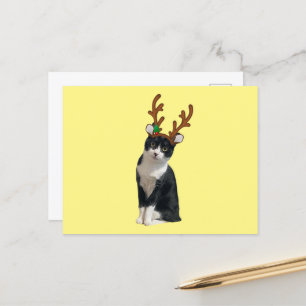Reindeer Calliope Feiertagspostkarte
