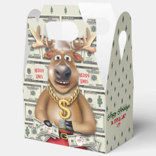 Reindeer Cash Money Geschenkschachtel
