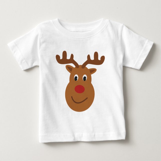 Reindeer Christmas T - Shirt (Vorderseite)