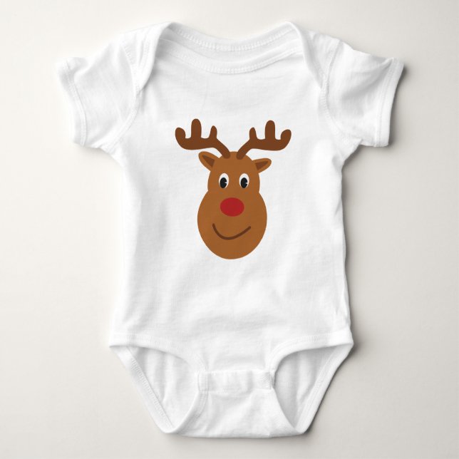 Reindeer Christmas T - Shirt (Vorderseite)