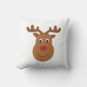 Reindeer Christmas T - Shirt Kissen
