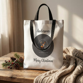 Reindeer christmas tote bags girly festive tasche