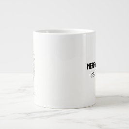 Reindeer coffee mugs cartoon cute typography Jumbo-Tasse