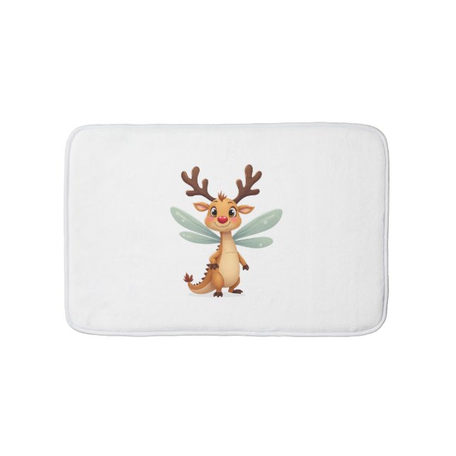 Reindeer Dragonfly Badematte (Vorderseite)
