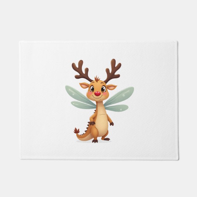 Reindeer Dragonfly Fußmatte (Vorderseite)