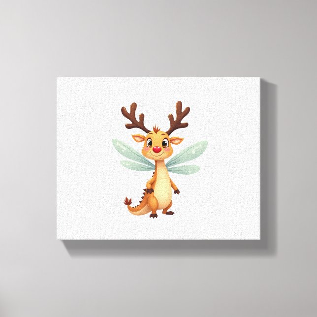 Reindeer Dragonfly Leinwanddruck (Vorderseite)