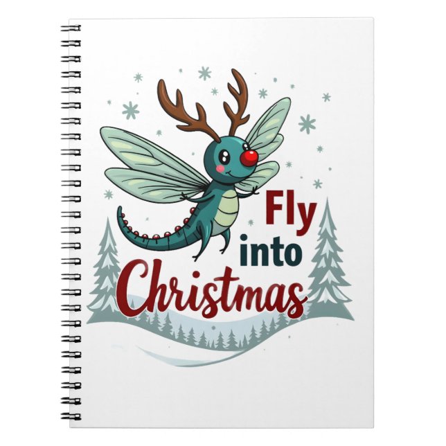 Reindeer Dragonfly Notizblock (Vorderseite)