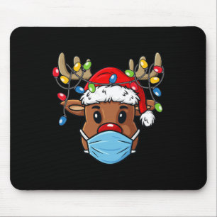 Reindeer Frohe Weihnachts-Spaß Xmas Mousepad