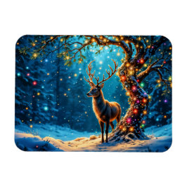 Reindeer Frohe Weihnachtsbeleuchtung Magnet