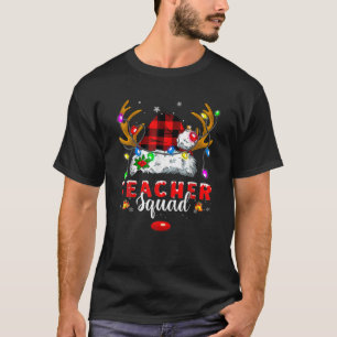 Reindeer Funny Teacher Chri geblasene Lehrerin Squ T-Shirt