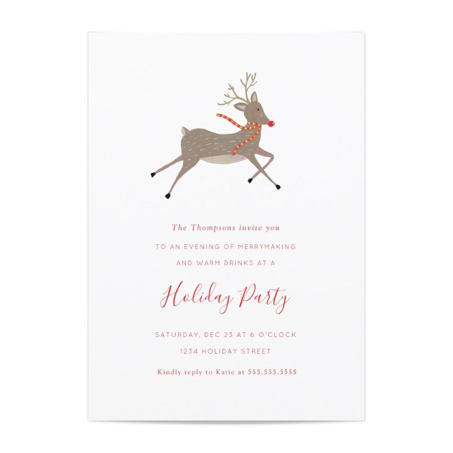 Reindeer Games Fête Invitations (Créateur téléchargé)
