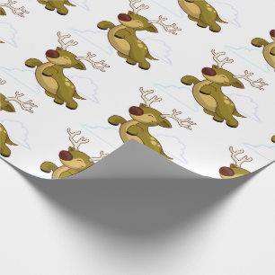Reindeer Geschenkpapier