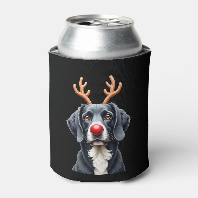 Reindeer Great Dane Christmas Great Dane Dog Mom D Dosenkühler (Kanne Vorderseite)