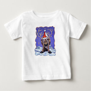 Reindeer Holiday Baby T-shirt