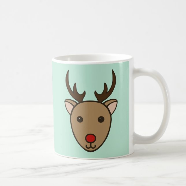 Reindeer Holiday Coffee Mug (Droite)