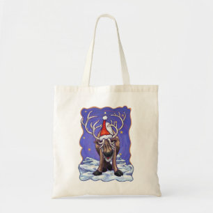 Reindeer Holiday Tragetasche