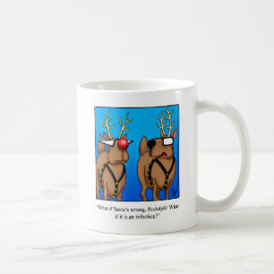 Reindeer Humour Café Mug Cadeau