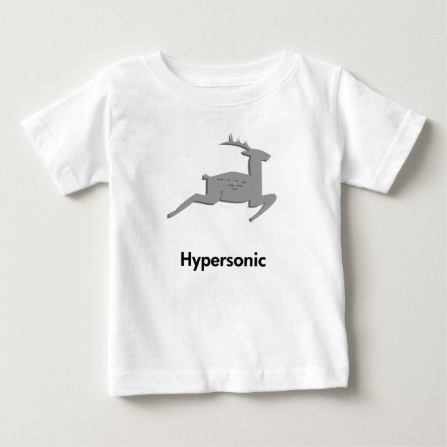 Reindeer Hypersonic Baby T-shirt (Vorderseite)