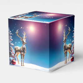 Reindeer Jewels Christmas Holiday Favor Box Geschenkschachtel