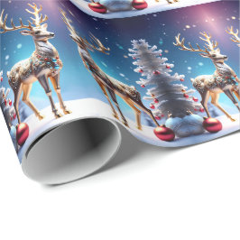 Reindeer Jewels Weihnachtswrapping Paper Geschenkpapier