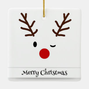 Reindeer Keramikornament