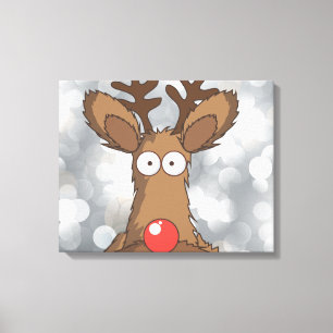 Reindeer Leinwanddruck