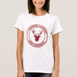 Reindeer Mail Postage Stamp T-Shirt
