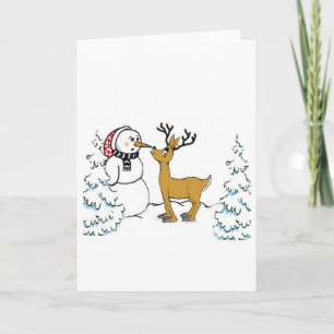 Reindeer Mischief Feiertagskarte