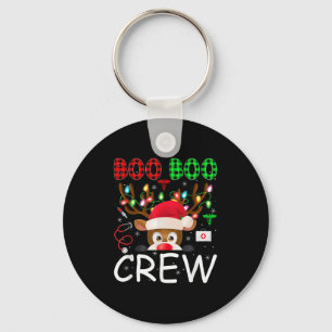 Reindeer Nurse Christmas Scrub Tops Boo Crew Nurse Schlüsselanhänger