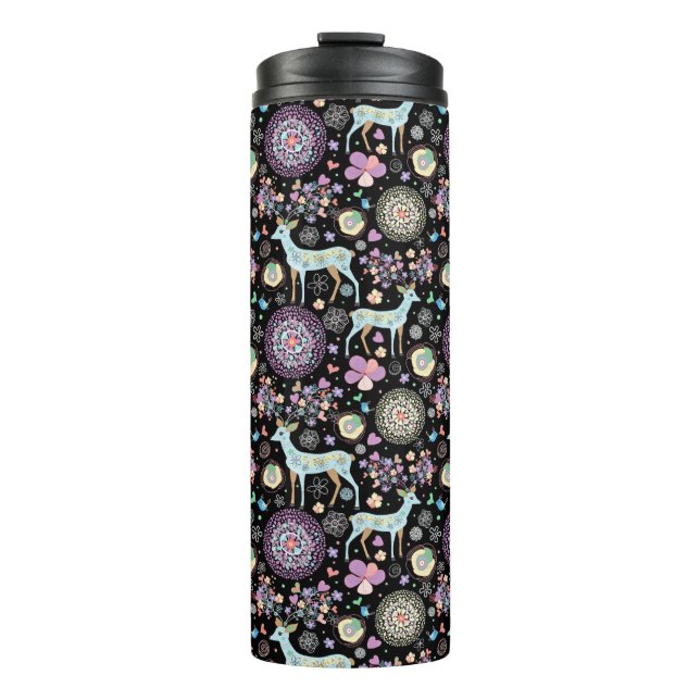 Reindeer Paterna Christmas Thermosbecher (Vorderseite)