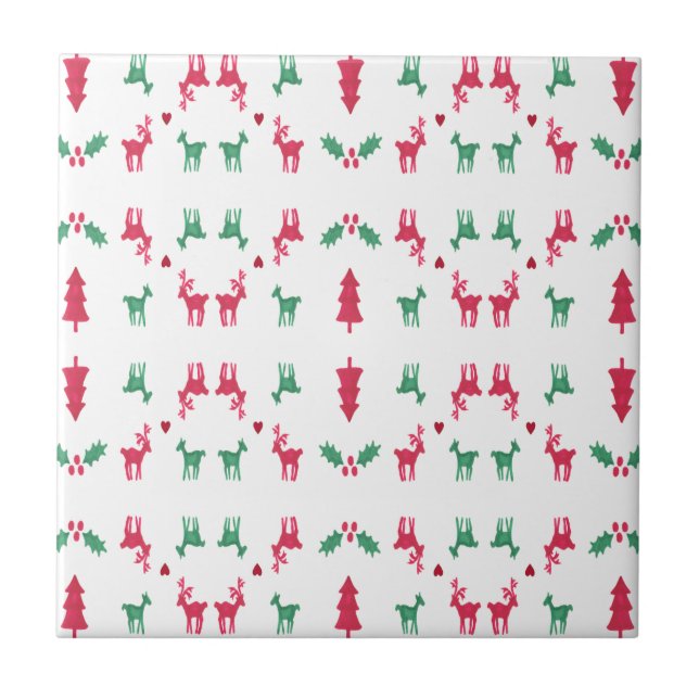 REINDEER PATTERN FLIESE (Vorderseite)