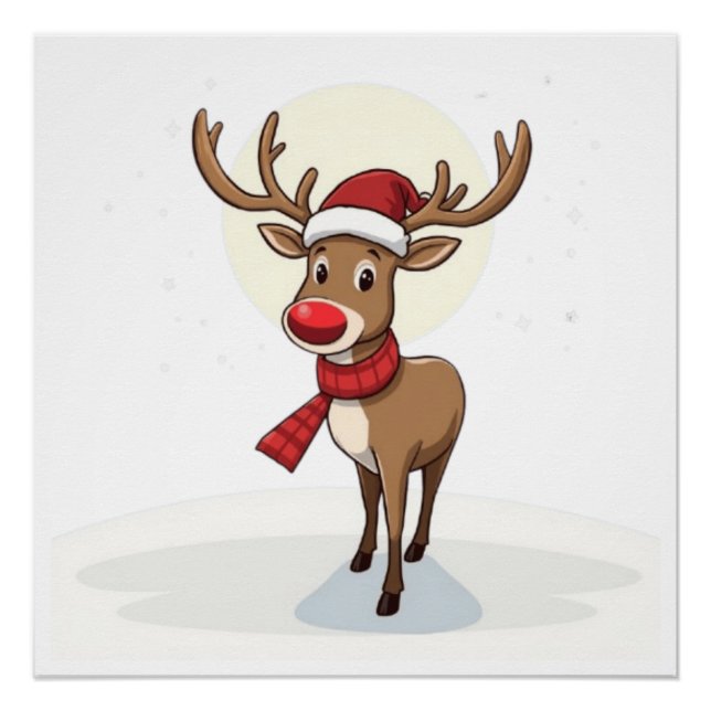 Reindeer Poster (Vorderseite)