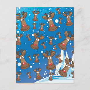 Reindeer Postkarte