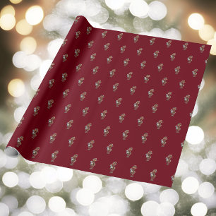 Reindeer Rider Christmas Elf Wrapping Paper Geschenkpapier