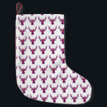 Reindeer Santa Deer Custom Christmas Strumpf Kleiner Weihnachtsstrumpf<br><div class="desc">Weihnachtszeit Rentiere Funny Santa Rentier mit grünem Kiefernohrring. Schöne Feriendekoration.</div>