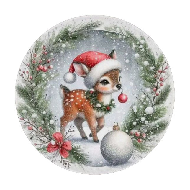 Reindeer Schneidebrett (Vorderseite)