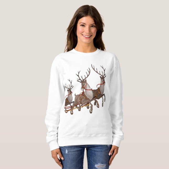 Reindeer Sweatshirt (Vorne ganz)