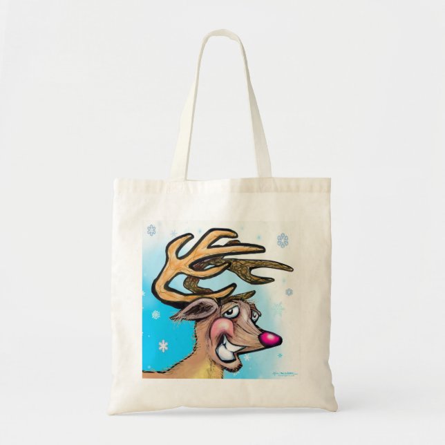 Reindeer Tote Bag Tragetasche (Vorne)